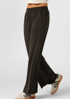 Lorna Jane Post Practice Wide Leg Pant WashedBlack Discount