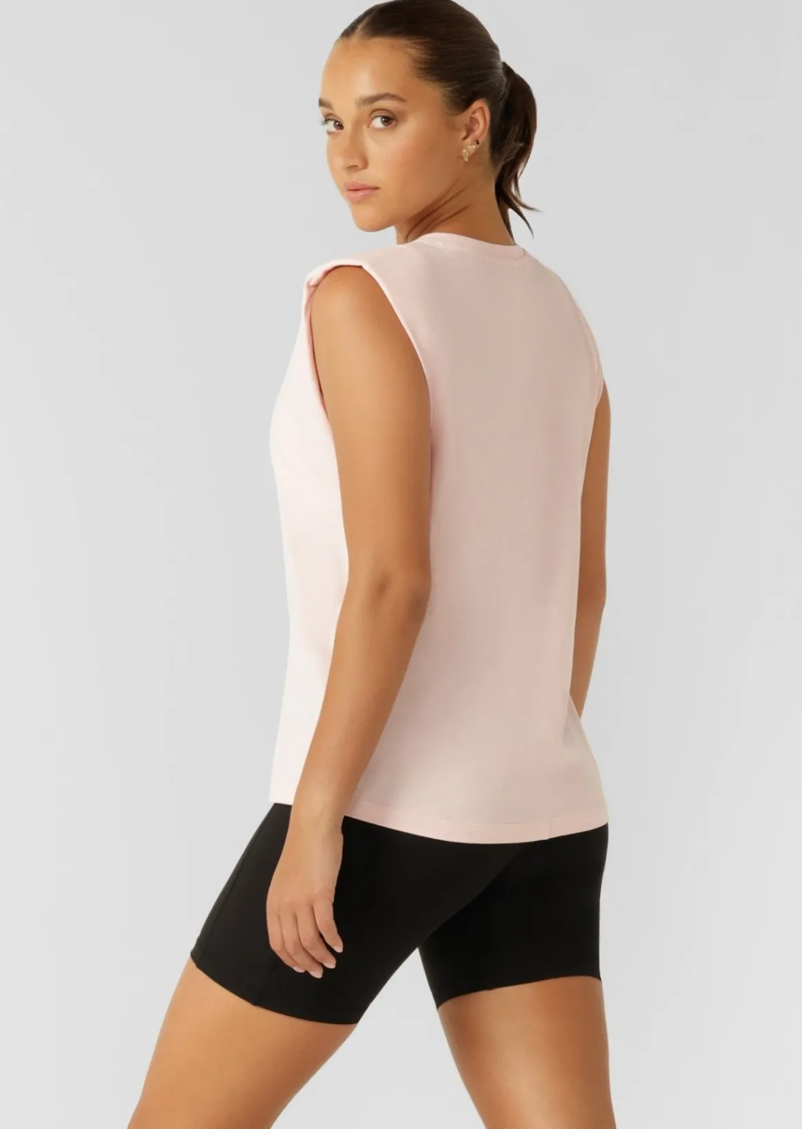 Lorna Jane Power Muscle Tank PalePeony