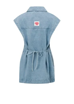 Lorna Jane Ranch Dreams Denim Vest LightWashedDenim Clearance