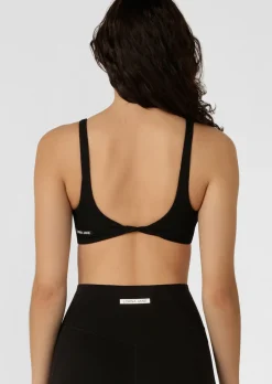 Lorna Jane Reform Rib Sports Bra Black Hot