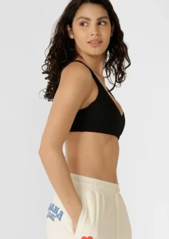 Lorna Jane Reform Rib Sports Bra Black Hot