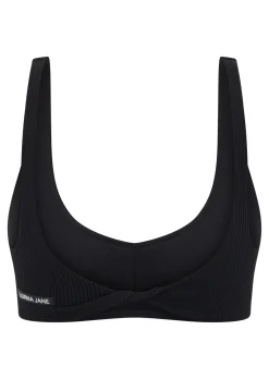 Lorna Jane Reform Rib Sports Bra Black Hot
