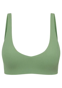 Lorna Jane Reform Rib Sports Bra GreenGoodness