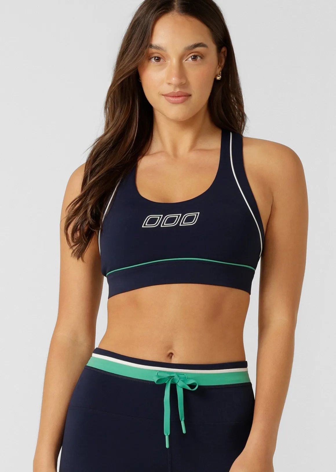 Lorna Jane Relay High Support Sports Bra FrenchNavy Discount