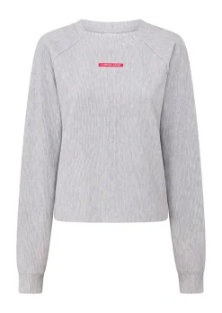 Lorna Jane Retreat Rib Long Sleeve Top GreyMarl New