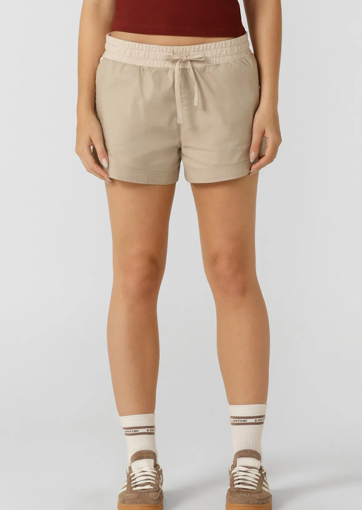 Lorna Jane Retro Flashdance Shorts Latte Best