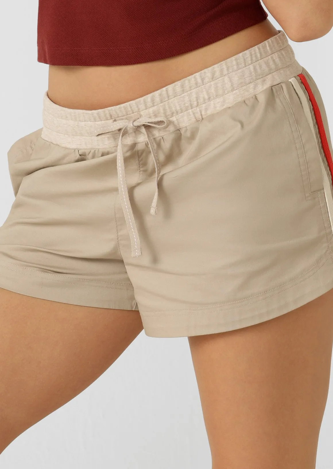 Lorna Jane Retro Flashdance Shorts Latte Best