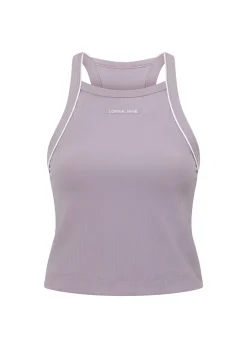 Lorna Jane Retro Rib Halter PurpleAsh Best