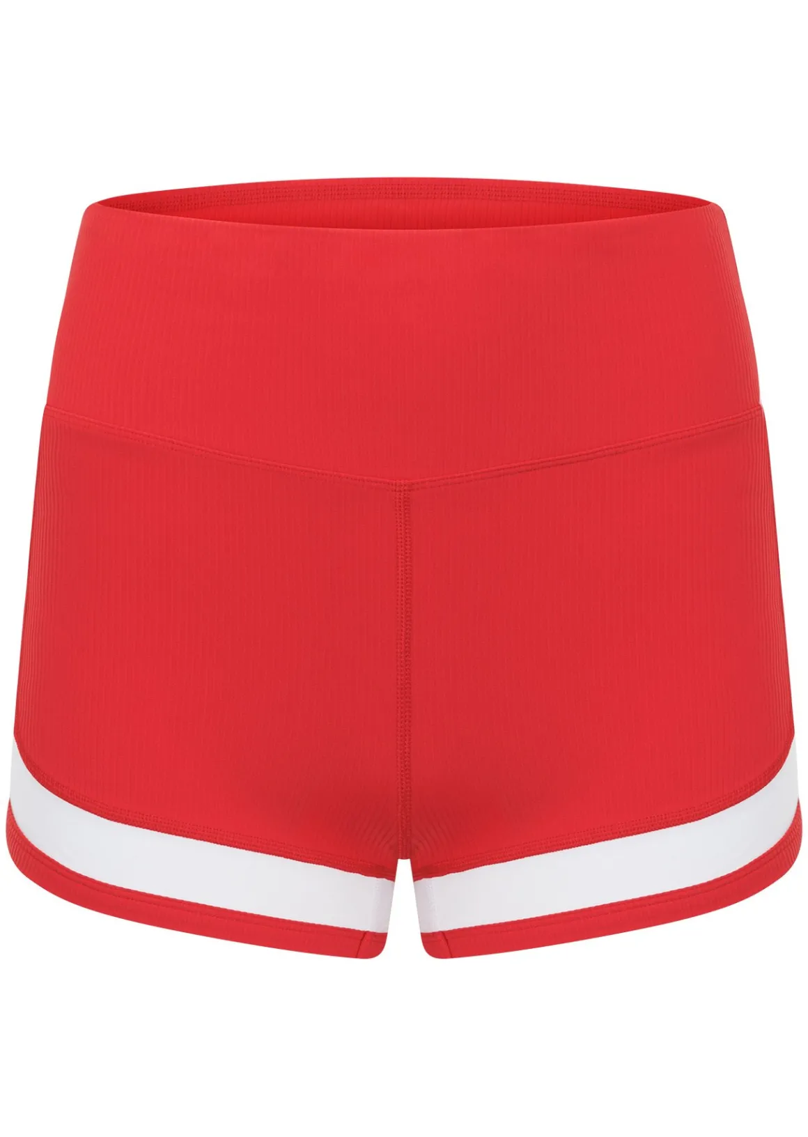 Lorna Jane Retro Rib Shorts Ginger