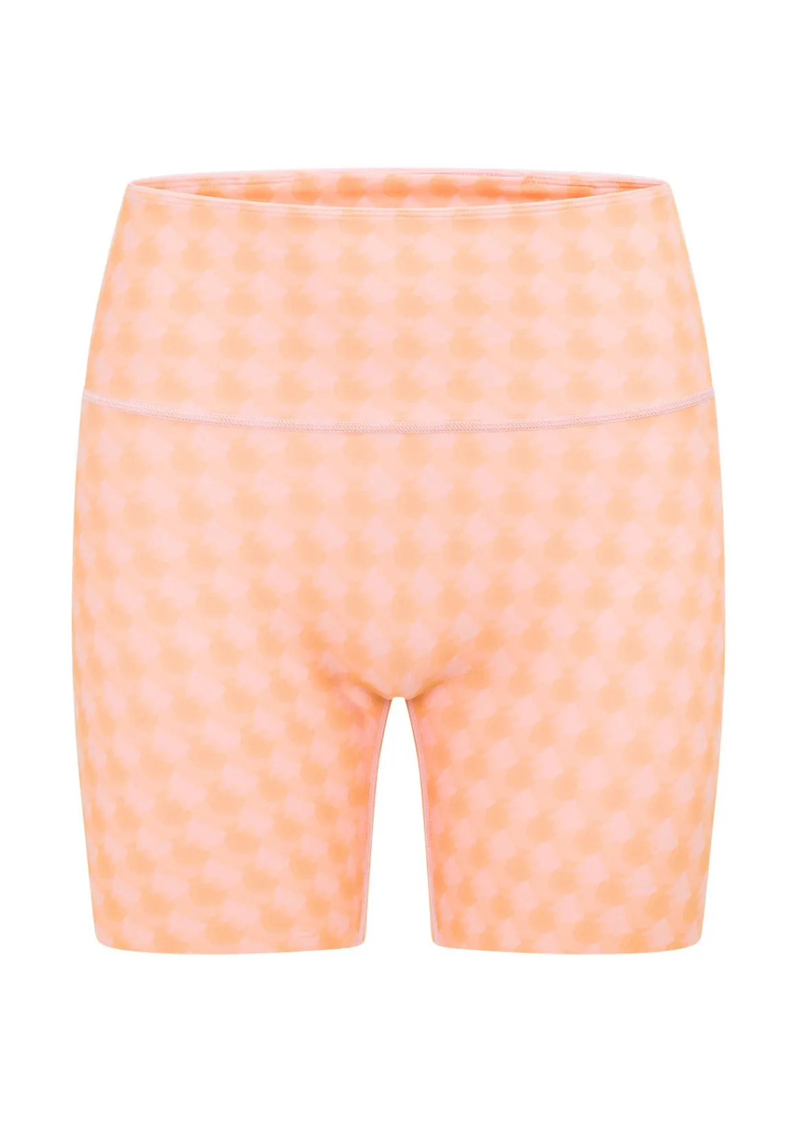 Lorna Jane Reversible Swim No Ride Pocket 16cm Bike Short WatercolourCheckPrint Online