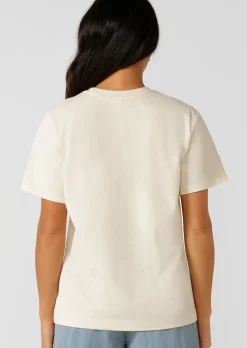 Lorna Jane Rodeo Relaxed T-Shirt Cream Discount