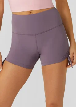 Lorna Jane Rouched Cheeky Bike Short PurpleDusk Online
