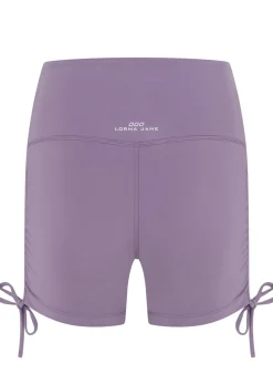 Lorna Jane Rouched Cheeky Bike Short PurpleDusk Online