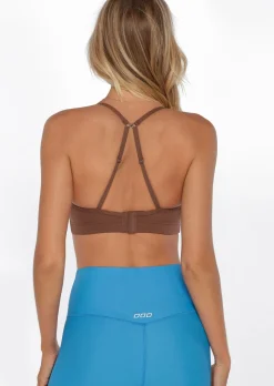 Lorna Jane Sammy Sports Bra Chocolate Outlet