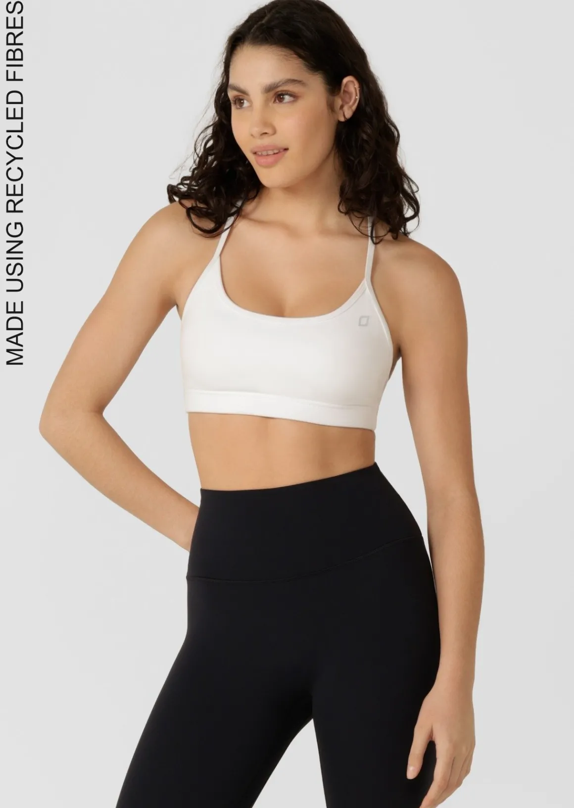 Lorna Jane Sammy Sports Bra WhiteRecycled Outlet