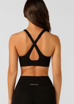 Lorna Jane Sculpt and Support Sports Bra Black