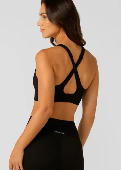 Lorna Jane Sculpt and Support Sports Bra Black