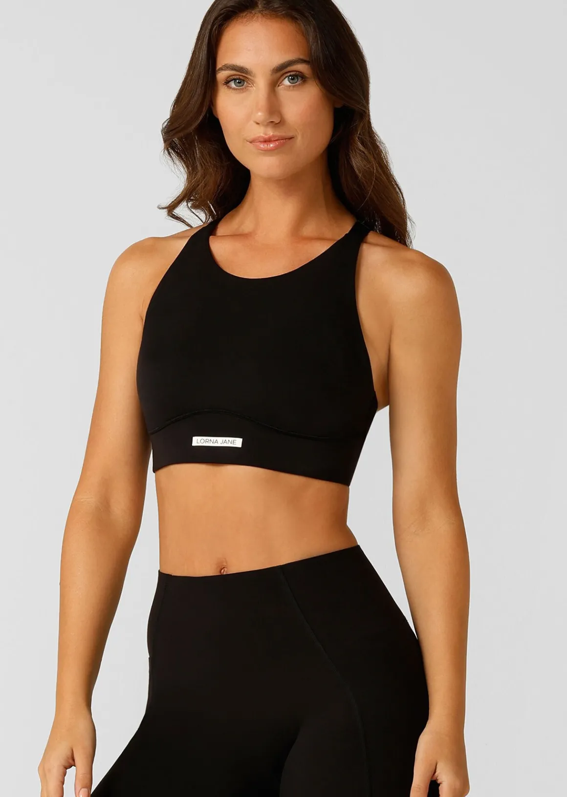 Lorna Jane Sculpt and Support Sports Bra Black