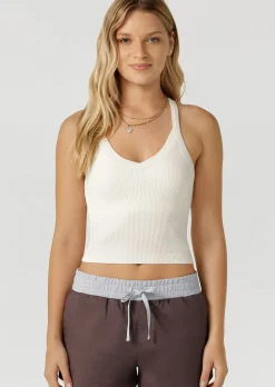 Lorna Jane Seamless Crop Tank Bra Combo Porcelain Outlet