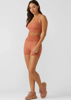 Lorna Jane Seamless Swim Bike Short RUST