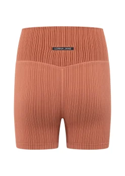 Lorna Jane Seamless Swim Bike Short RUST