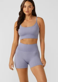 Lorna Jane Seamless Swim Cheeky 9cm Bike Short Lavender Online