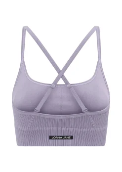 Lorna Jane Seamless Swim Longline Sports Bra Lavender