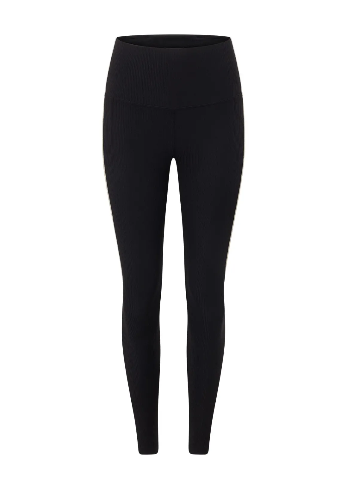 Lorna Jane Second Nature Luxe Rib Ankle Biter Leggings Black Hot