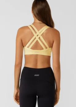 Lorna Jane Shape Up Max Support Bra LemonCream Clearance