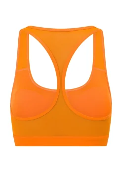 Lorna Jane Skinny Iconic Comfort Sports Bra Papaya Hot