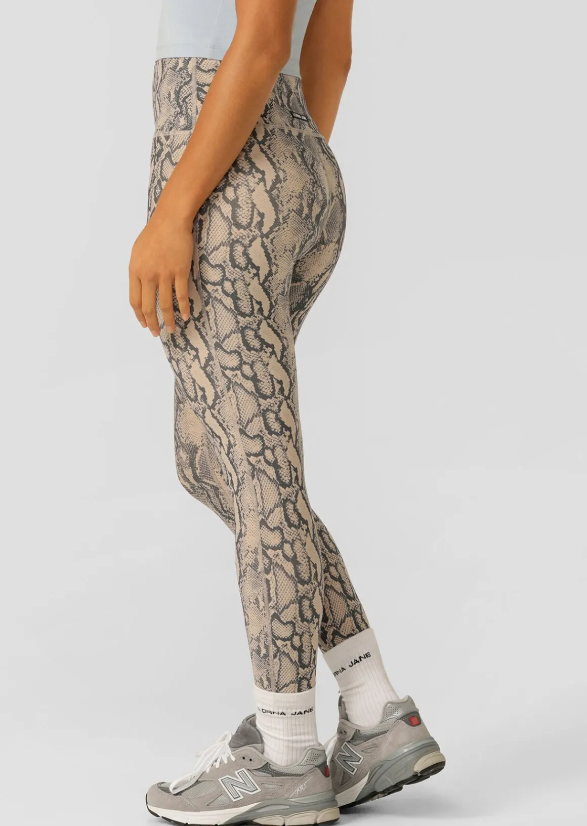 Lorna Jane Soft Serpentine No Ride Ankle Biter Leggings SoftSerpentinePrint Outlet