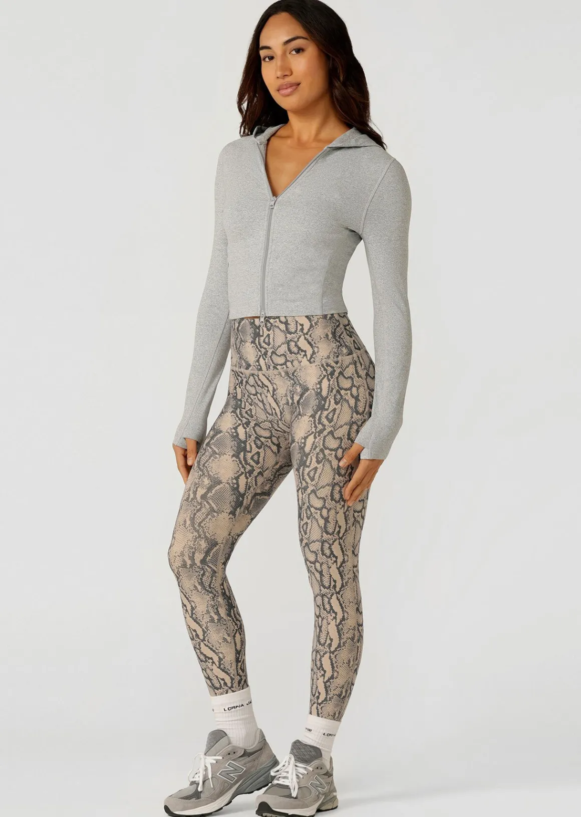 Lorna Jane Soft Touch Warm Up Jacket GreyMarl Hot