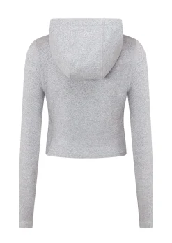 Lorna Jane Soft Touch Warm Up Jacket GreyMarl Hot