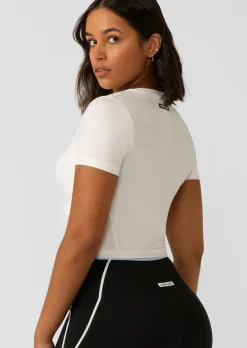 Lorna Jane Sprint To Swim T Shirt Porcelain Hot