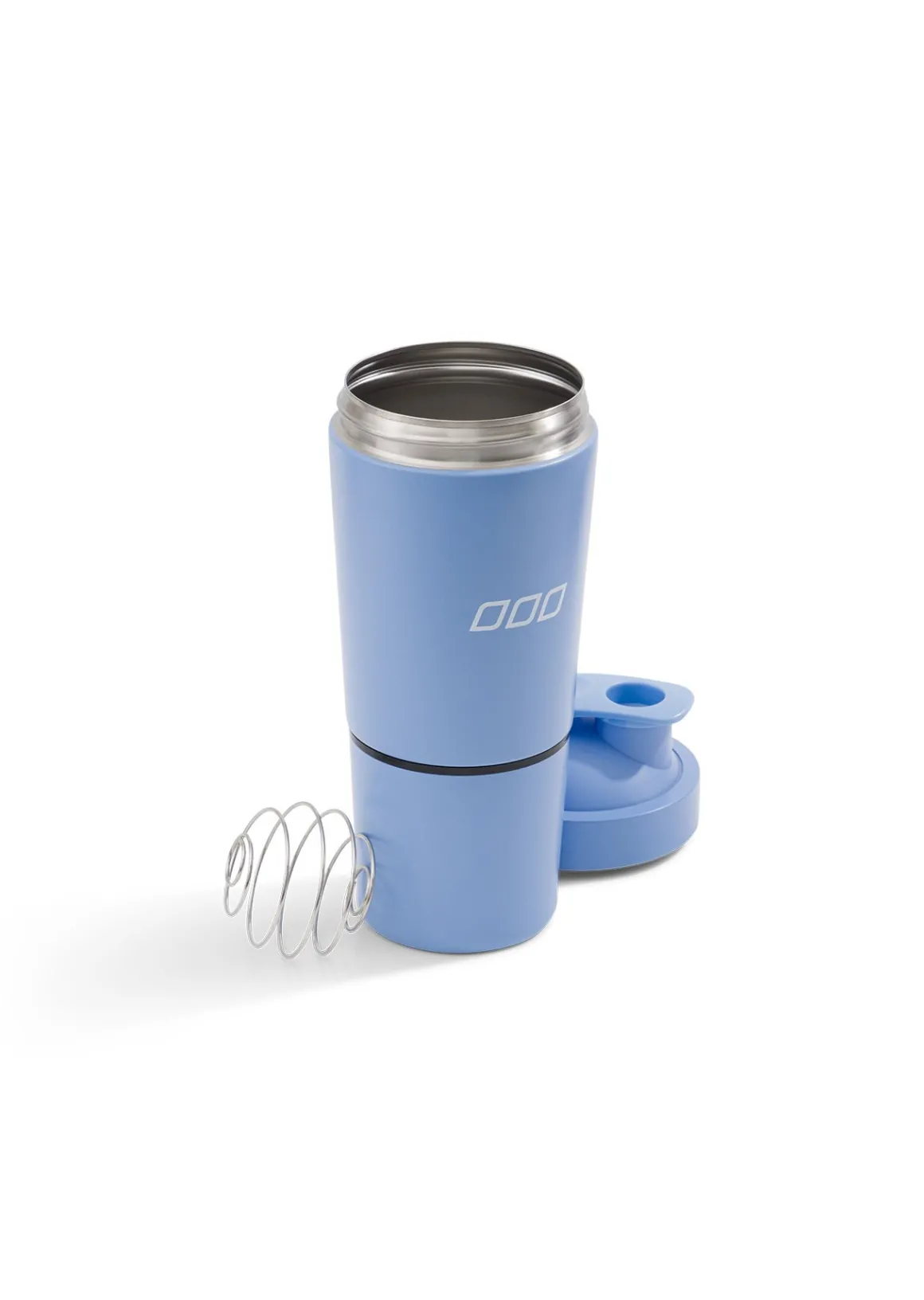 Lorna Jane Stainless Steel Compartment Protein Shaker LightMoontide Discount