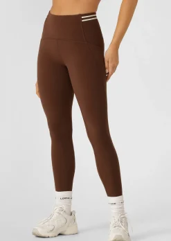 Lorna Jane Stash It All 3 Pocket Ankle Biter Leggings Espresso