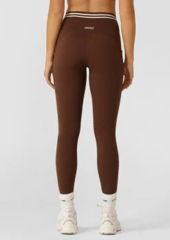 Lorna Jane Stash It All 3 Pocket Ankle Biter Leggings Espresso