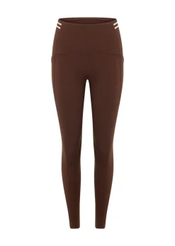 Lorna Jane Stash It All 3 Pocket Ankle Biter Leggings Espresso