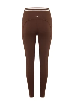 Lorna Jane Stash It All 3 Pocket Ankle Biter Leggings Espresso