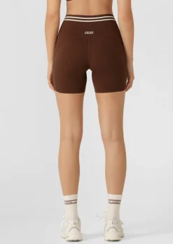 Lorna Jane Stash It All 3 Pocket 14cm Bike Shorts Espresso Sale