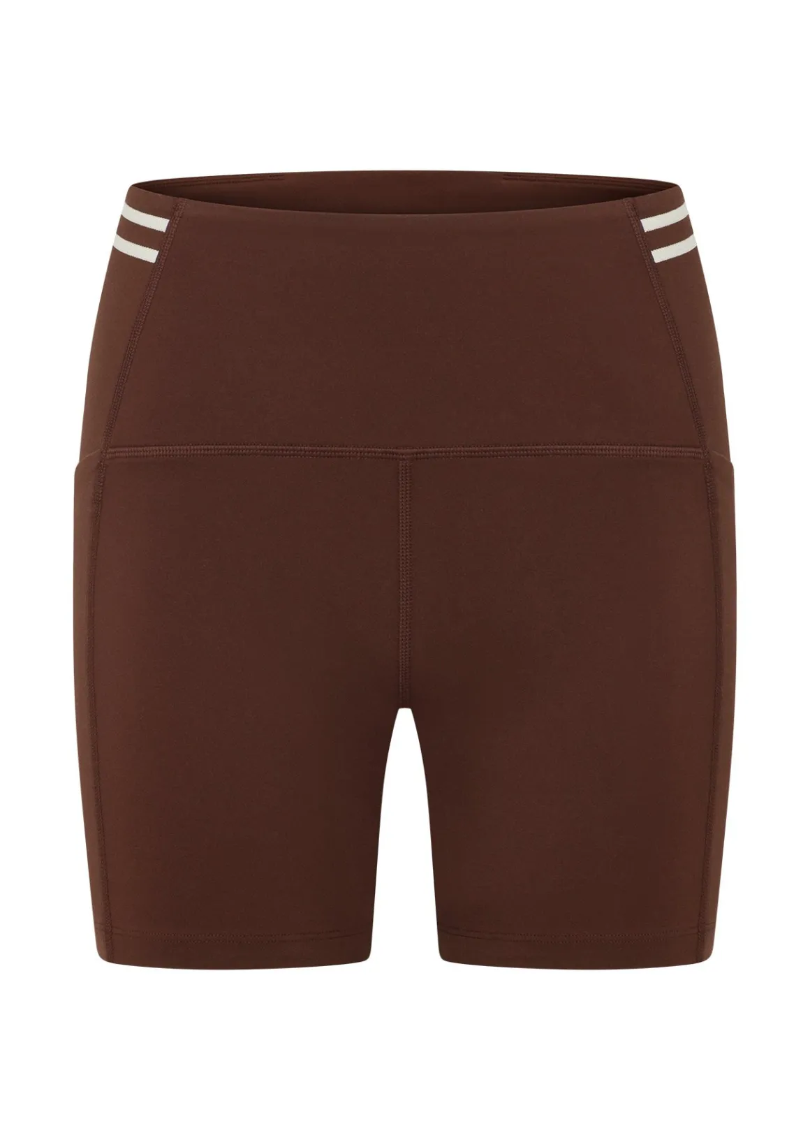 Lorna Jane Stash It All 3 Pocket 14cm Bike Shorts Espresso Sale