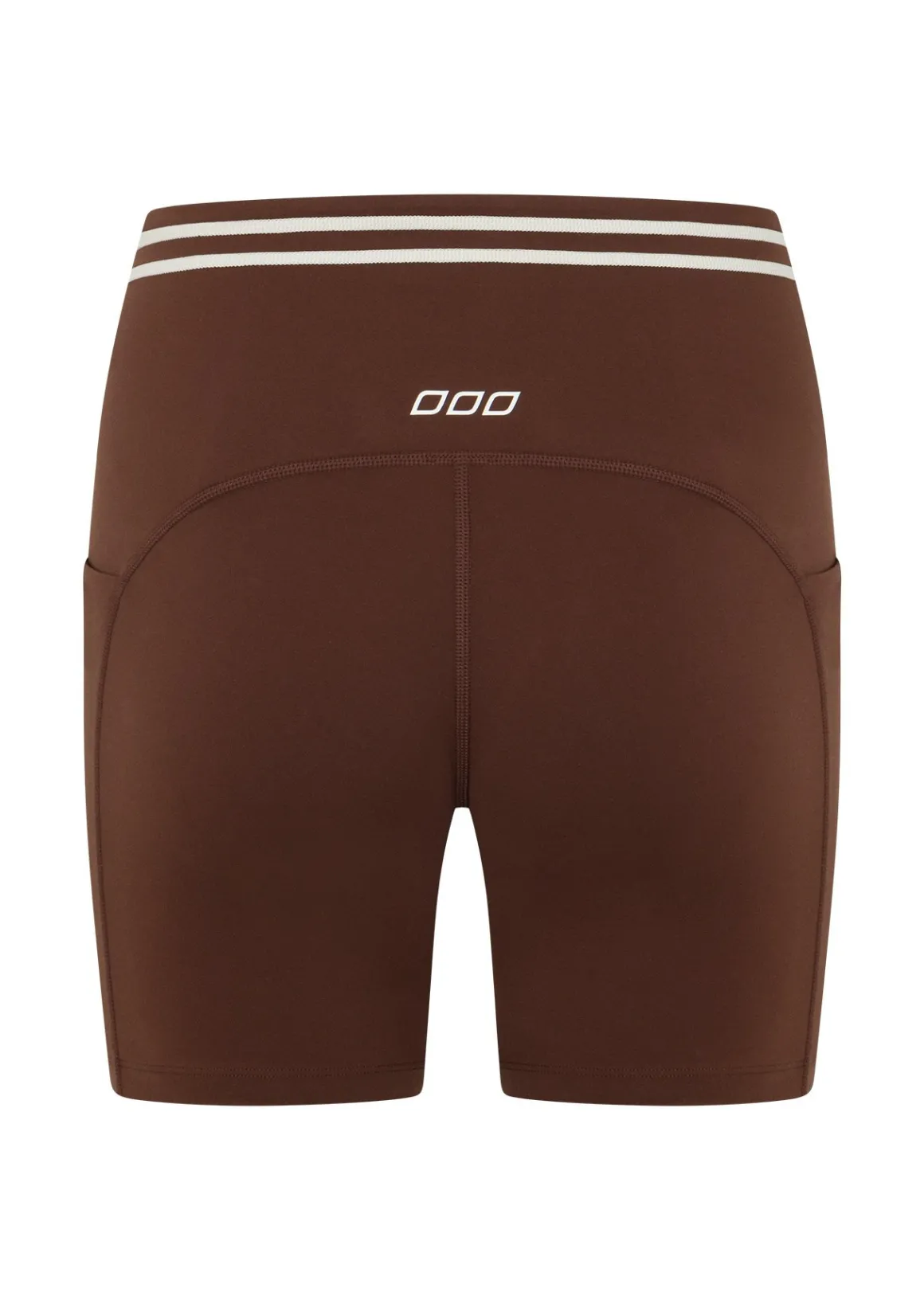 Lorna Jane Stash It All 3 Pocket 14cm Bike Shorts Espresso Sale