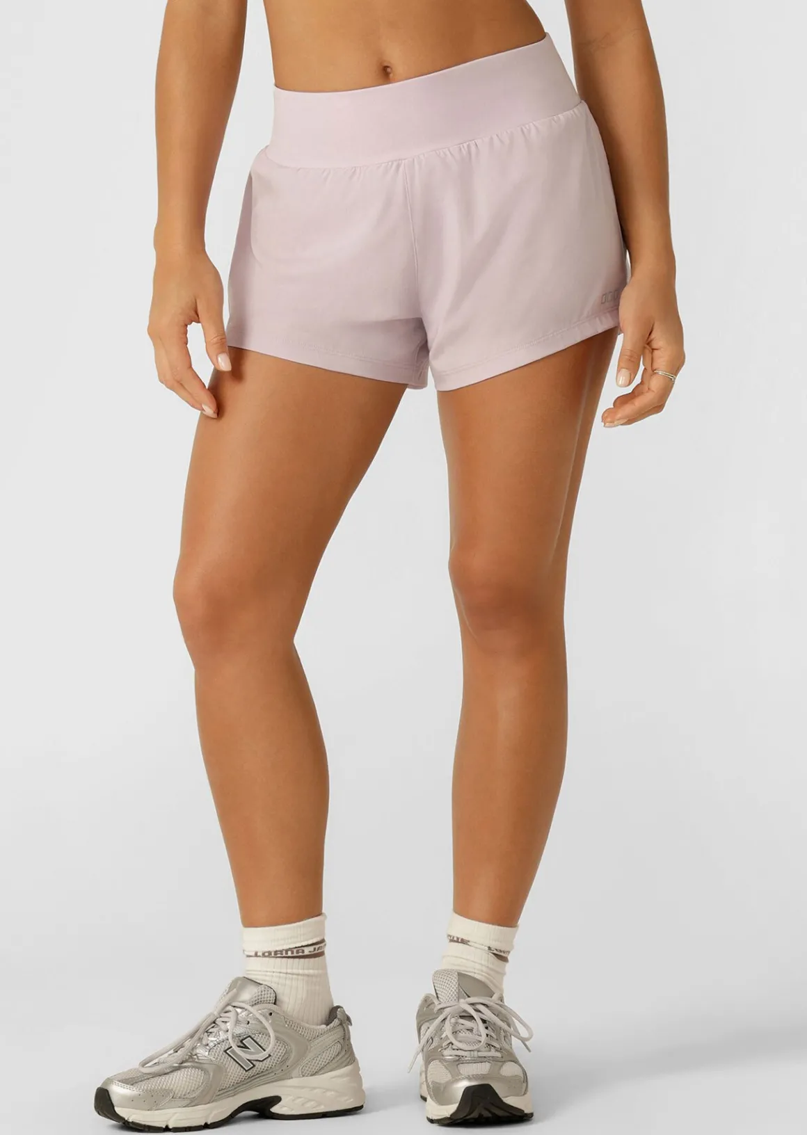 Lorna Jane Stretch & Stride Pocket Run Short PaleOrchidLilac Discount