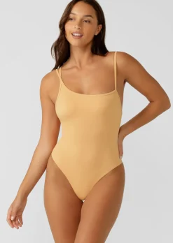 Lorna Jane Stretch To Surf Bodysuit Clay Hot