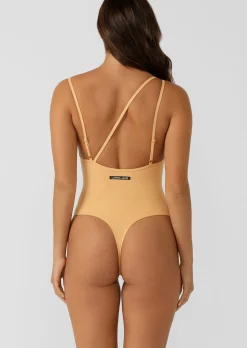 Lorna Jane Stretch To Surf Bodysuit Clay Hot