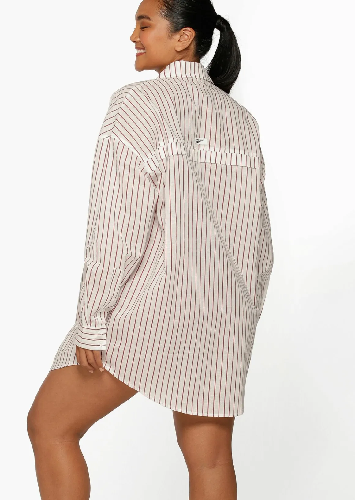 Lorna Jane Summer Holiday Overswim Shirt SummerStripe Discount