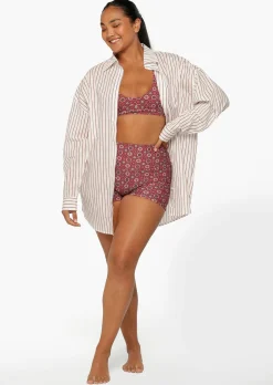 Lorna Jane Summer Holiday Overswim Shirt SummerStripe Discount