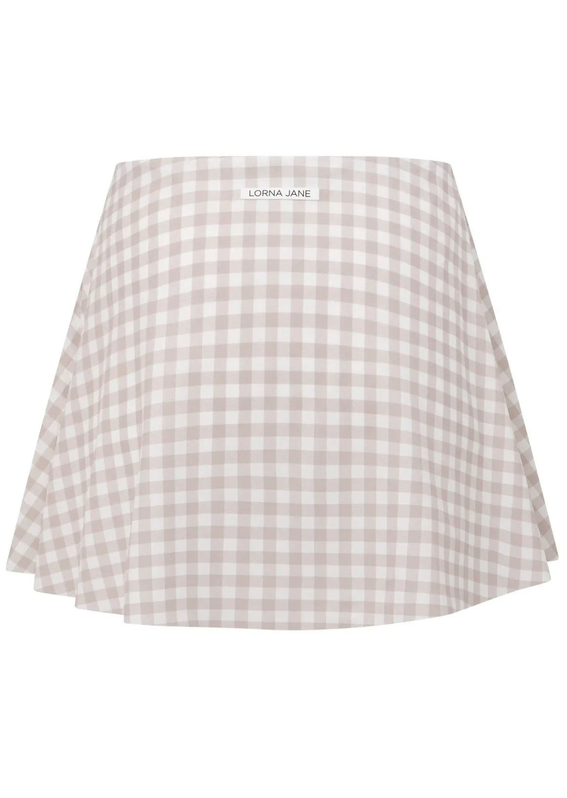 Lorna Jane Sweet Gingham Everyday Active Skort LatteRanchGinghamPrint Discount