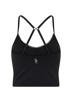 Lorna Jane Sweet Thing Cropped Bra Tank Combo Black Online