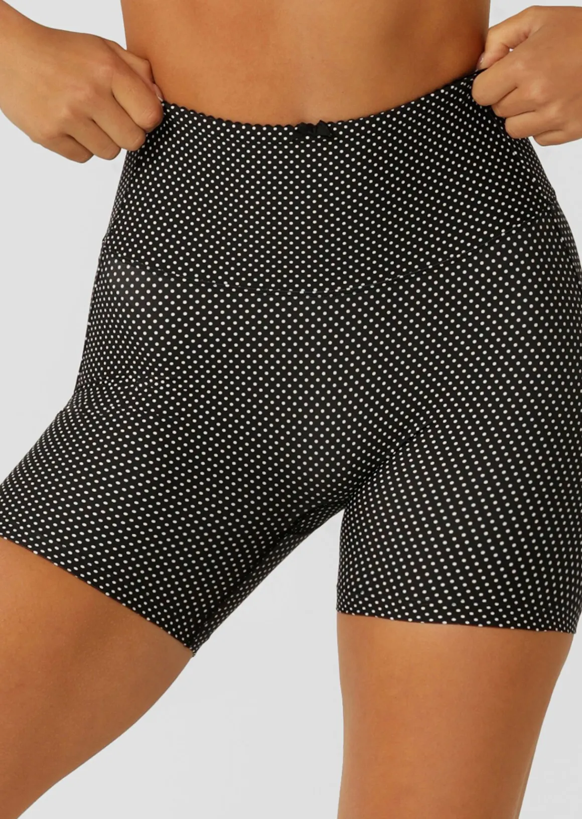Lorna Jane Sweet Thing Polka Dot No Ride 12cm Bike Shorts MiniDotBlackPrint Outlet